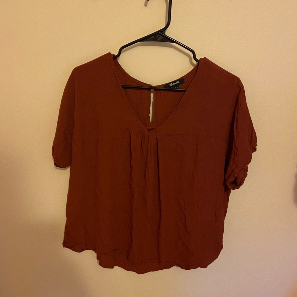 Madewell Burnt Red Tee